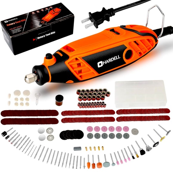 HARDELL Rotary Tool, 2.0 Rotary Tool Kit, 130W Power Rotary Tool 394 Accessories - Picture 2 of 5